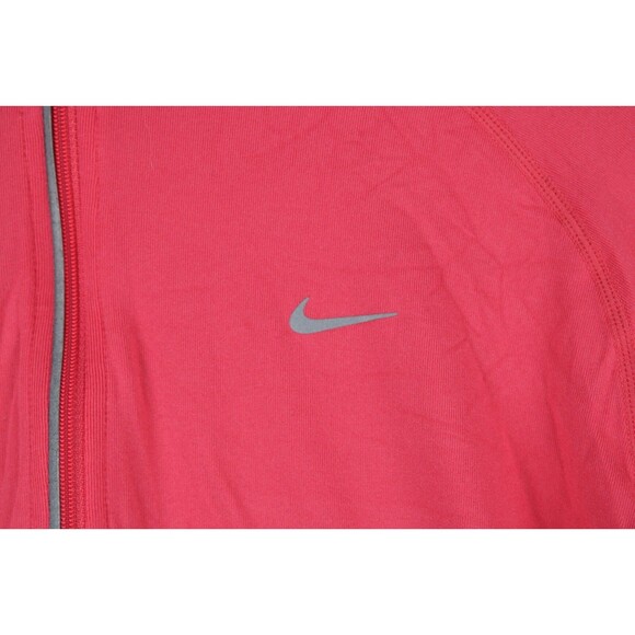 Nike Running Dri-Fit 1/4 Quarter Zip Long Sleeve Top Fuchsia Women’s Size Medium - Picture 10 of 15